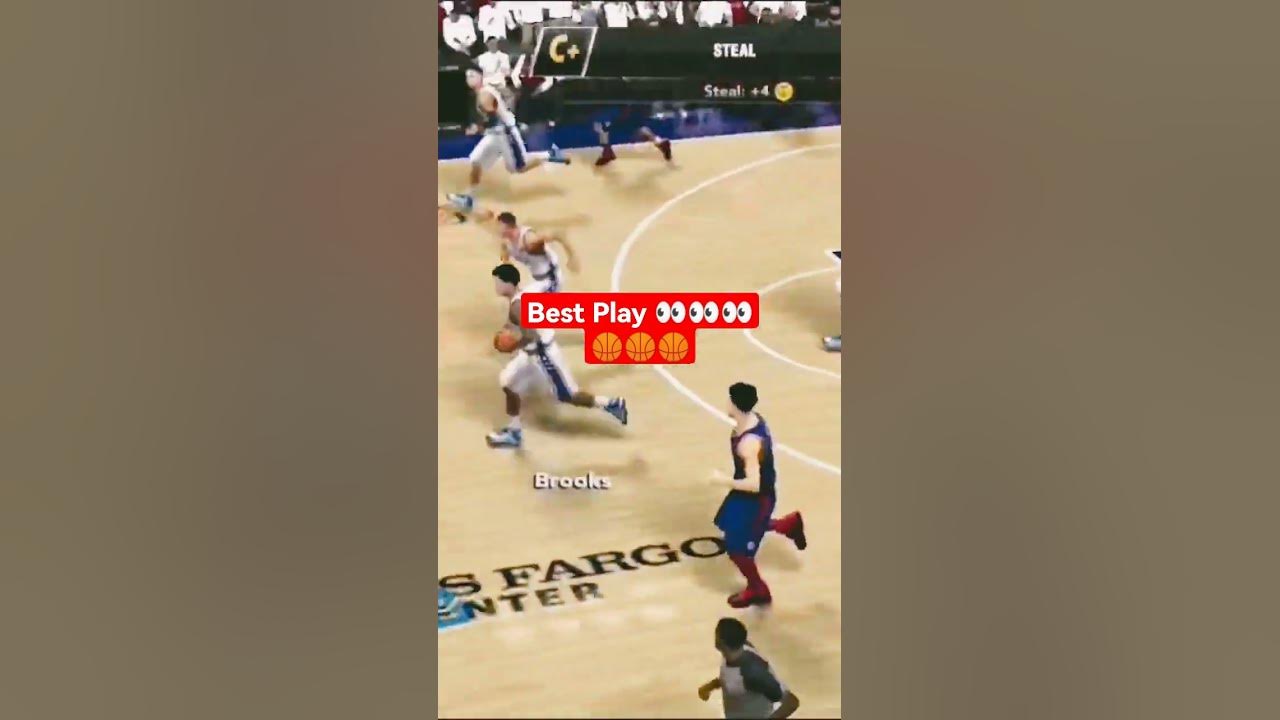 Best NBA 2k play Highlights 🏀 Steal + Alley-Oop+ DUNK!!! #shorts #nba # ...
