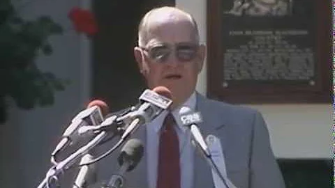 Enos Country Slaughter 1985 Hall of Fame Induction...