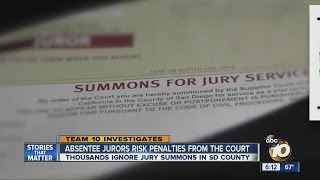 Thousands of people are ignoring jury summons in san diego county. ◂
diego's news source - 10news, kgtv, delivers the latest breaking news,
weather forec...