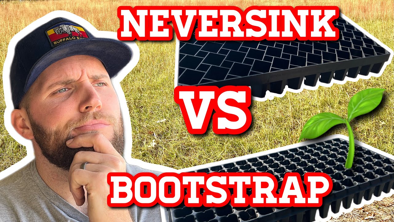 Лотки Neversink и Bootstrap | Какой лоток для рассады лучше?