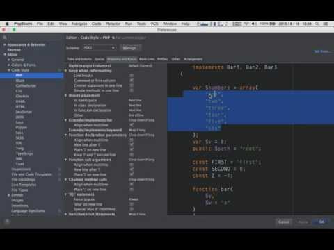 PHP - Code Style, PSR 2 Standard