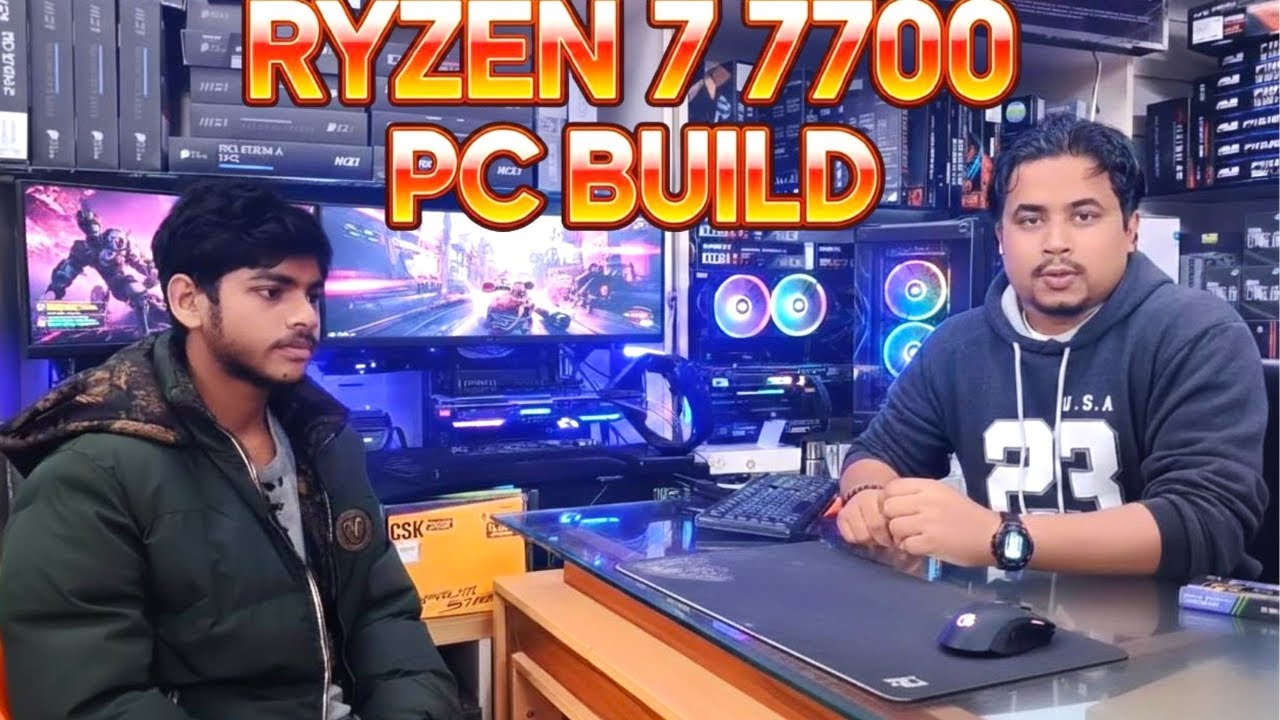 Ryzen 7 7700 With DDR5 16GB Ram Gaming PC Build December 2025. - YouTube
