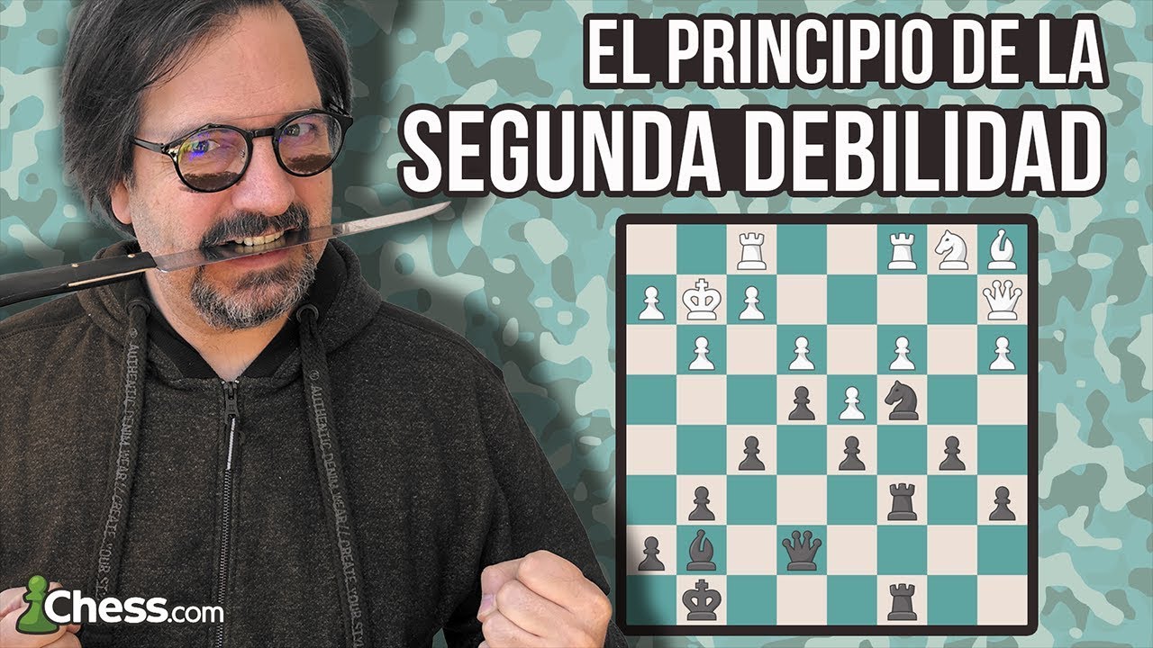 Cómo GANAR al AJEDREZ 💪 con el principio de la SEGUNDA DEBILIDAD