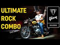 This AWESOME one-off Triumph Bonneville T120 wants to be a '59 Gibson Les Paul guitar