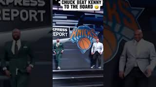 Charles Barkley Beats Kenny Smith To The Board  On Tv tntsportsus viral shorts