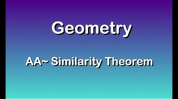 AA Similarity – Video Lecture