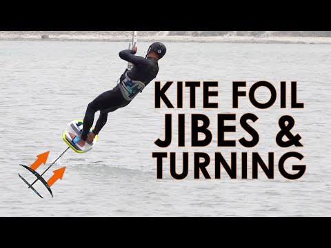 Kite Foil Jibes (Gybes) & hydrofoil turning principles, PART 1