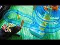 【カワウソ実験】そうめんスライダーをビンゴにやらせてみたら・・(The water slide will make otter bingo so excited)