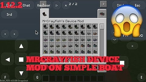 Simple Boat | MrCrayFish Device Mods | Version 1.12.2