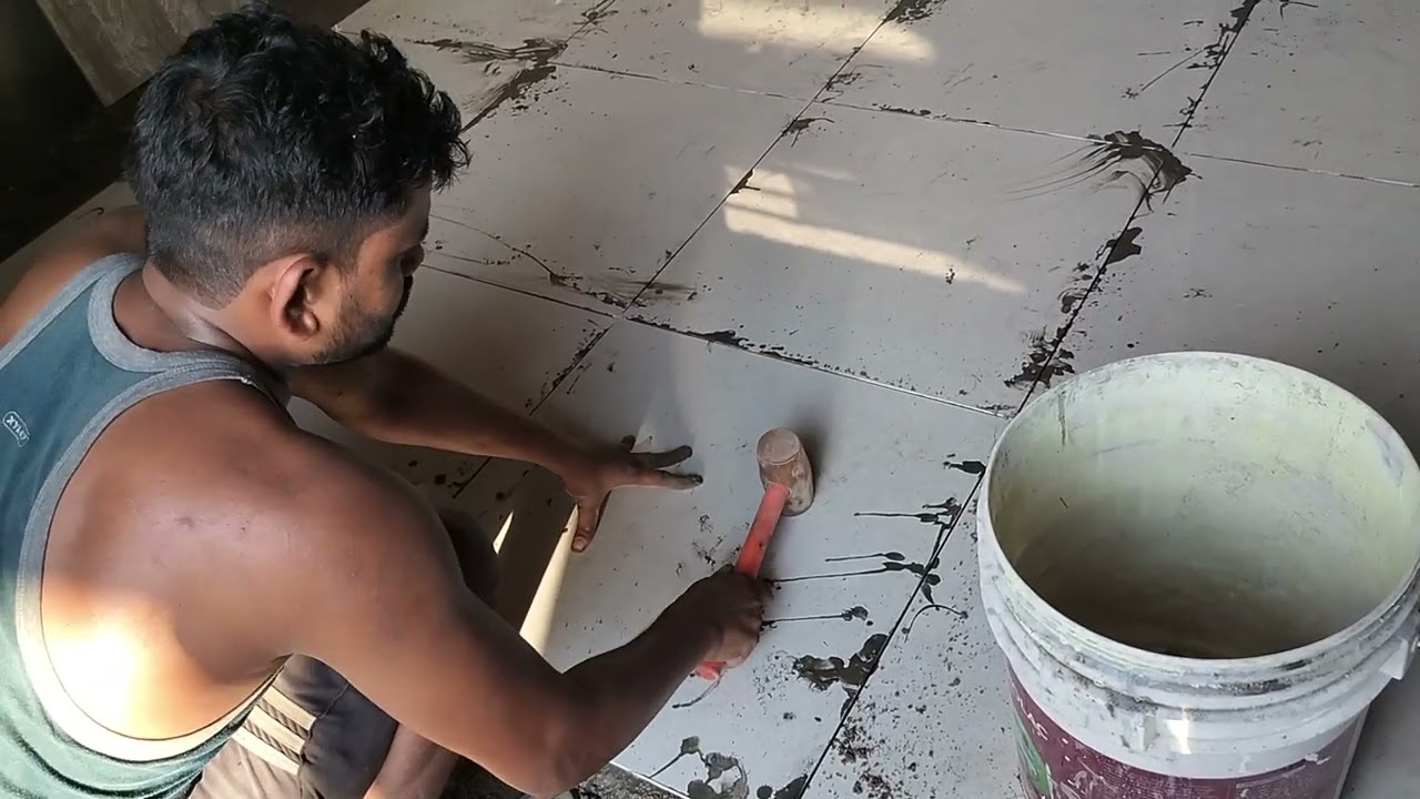 Tile Fixation ground floor kitchen area