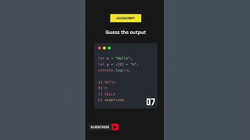 Test Your Javascript Knowledge: MCQ #55
