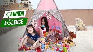 Eğitici Videolar.masal Ve Melek Ni̇loya Ve Babydollar İle Eğlenceli̇ Çadir