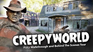 CreepyWorld HALLOWEEN Haunt - FULL Walkthrough and Behind The Scenes Tour (St. Louis, MO)   4K