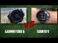 Garmin Fenix 6 vs Suunto 9 - Sports Watch Comparison