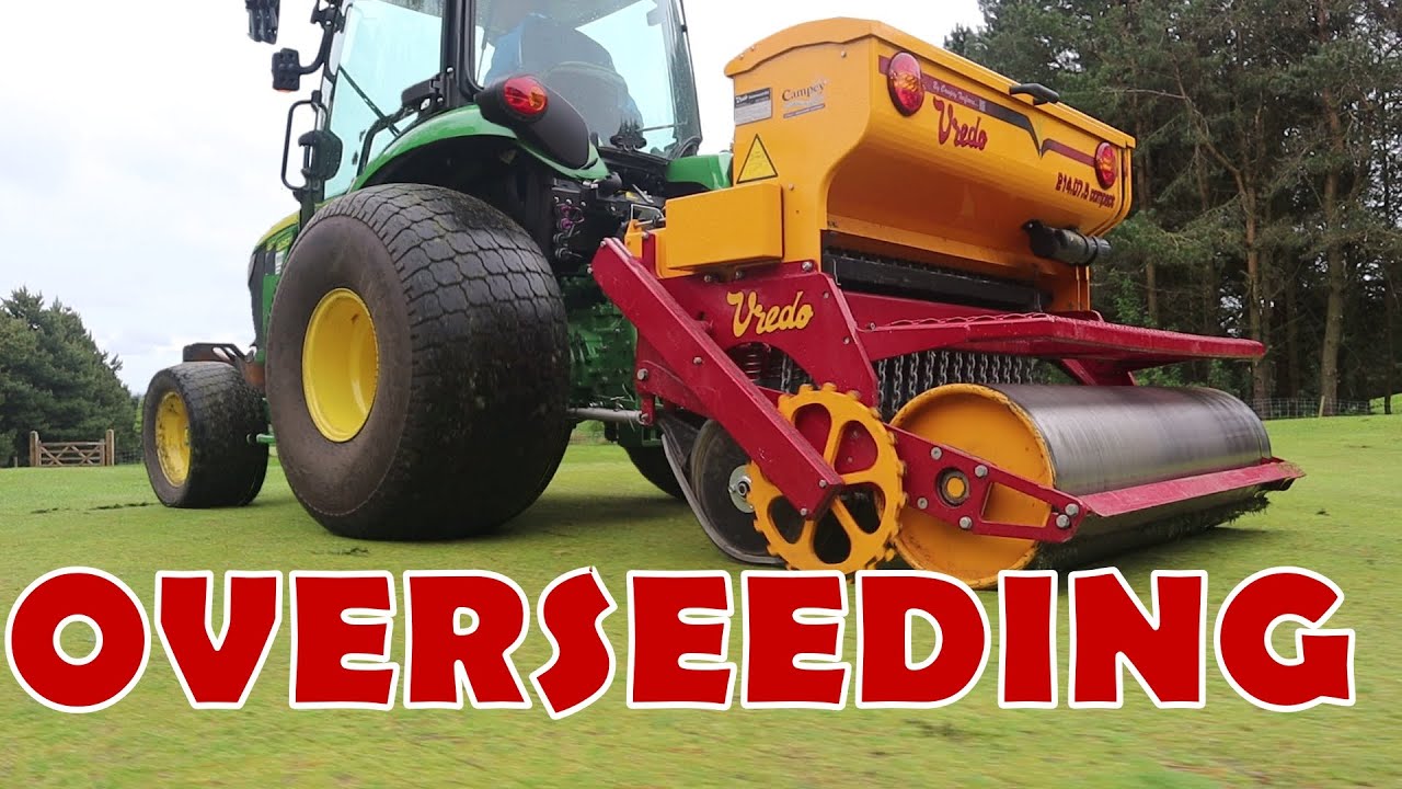 Spring Maintenance Top Dressing and Overseeding YouTube