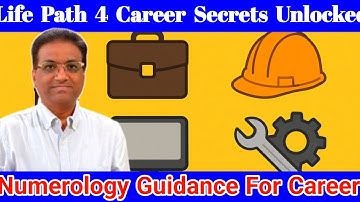 Career Choices for Life Path Number 4 | Numerology Secrets by Dr. KVN Prasad
