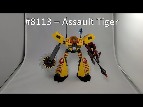 eksotisk indsigelse forsvinde Lego Exo-Force Review - 8113 Assault Tiger - YouTube