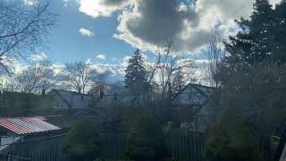 Clouds moving
