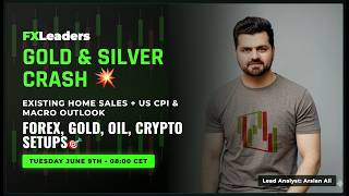 Gold Crash Analysis + Bitcoin Breakdown | Existing Home Sales and US CPI + Macro Outlook June 9 2026