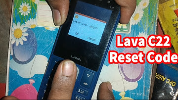 Lava C22 Reset Code Number | Lava c22 Clear User Data | Lava C22 Factory Reset | How To Restore