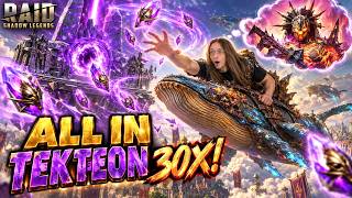 I Went Full Whale For Tekteon 30x And Bought Void Shards To Dominate Arena! I RAID: Shadow Legends