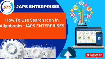 How To Use Search Icon in Alignbooks JAPS ENTERPRISES