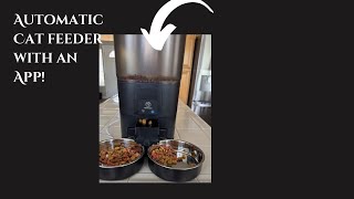 PAPIFEED Automatic Cat Feeder 2 Cats, 2.4G WiFi Cat Food Dispenser with App, 7L Slow Feeder Timed Ca