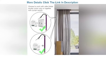 Slide WiFi RF Smart Curtain Blinds Module Switch Roller Shutter Motor Tuya Wireless Remote Control