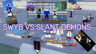 GET BACK SEASON ON ULTIMATE FOOTBALL (roblox) AGAINST SLANT DEMONS W/ SWYB