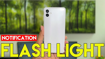 How To Enable Flash Light Notification In Samsung Galaxy A04
