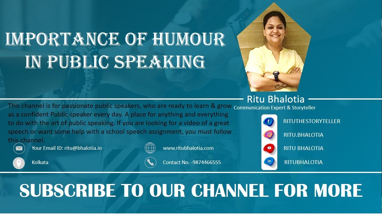 Importance Of Humour In Public Speaking. The 3E Principle of Humorous ...