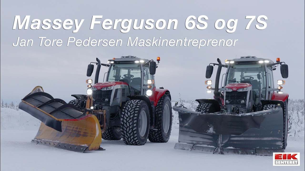 Når kulda biter og jobben må gjøres – Massey Ferguson 6S og 7S i drift på Vinstra