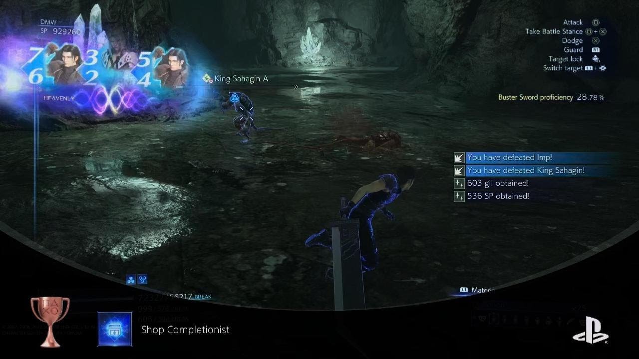 CRISIS CORE FINAL FANTASY VII REUNION Shop Completionist YouTube