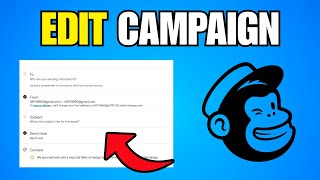 How To Edit Campaign Mailchimp (Step By Step Guide)