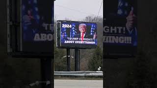 Billboard in PA,message to democrats