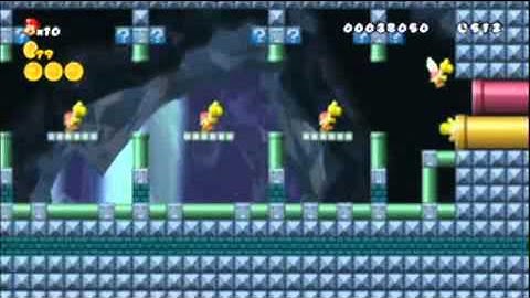 NSMBW Hack - Super Mariotroid Part 1 - The Chozo Statue (Super Metroid Remake)