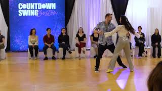 Countdown Swing Boston 23 24 Novice JnJ Finals Brian Passon and Kira Stein