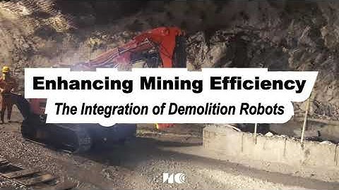 Enhancing Mining Efficiency | The Integration of Demolition Robots #demolitionequipment #hitech