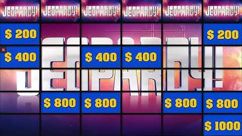 FREE Jeopardy! PowerPoint template 2023