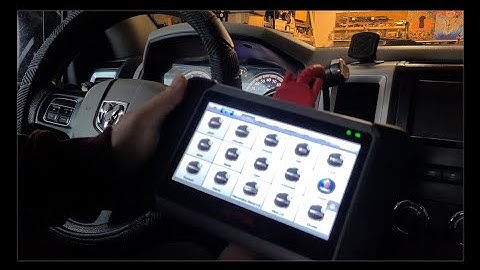 2009 - 12 Ram 1500 key fob programming Autel MK - 808