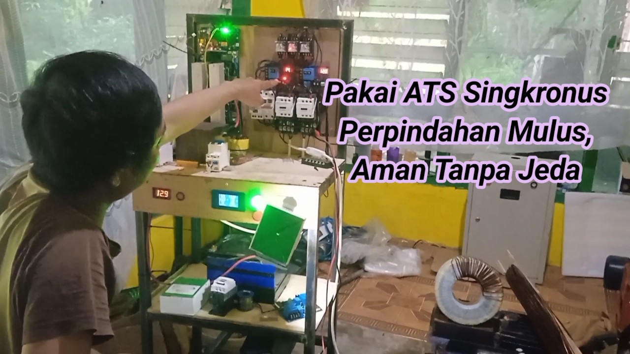Amankan Elektronik  Anda Dengan ATS Singkronus Inverter Pindah ke PLN Otomatis Tanpa Jeda