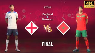 FIFA 23 - England vs Morocco | Bellingham vs Hakimi | FIFA World Cup Final [4K60]