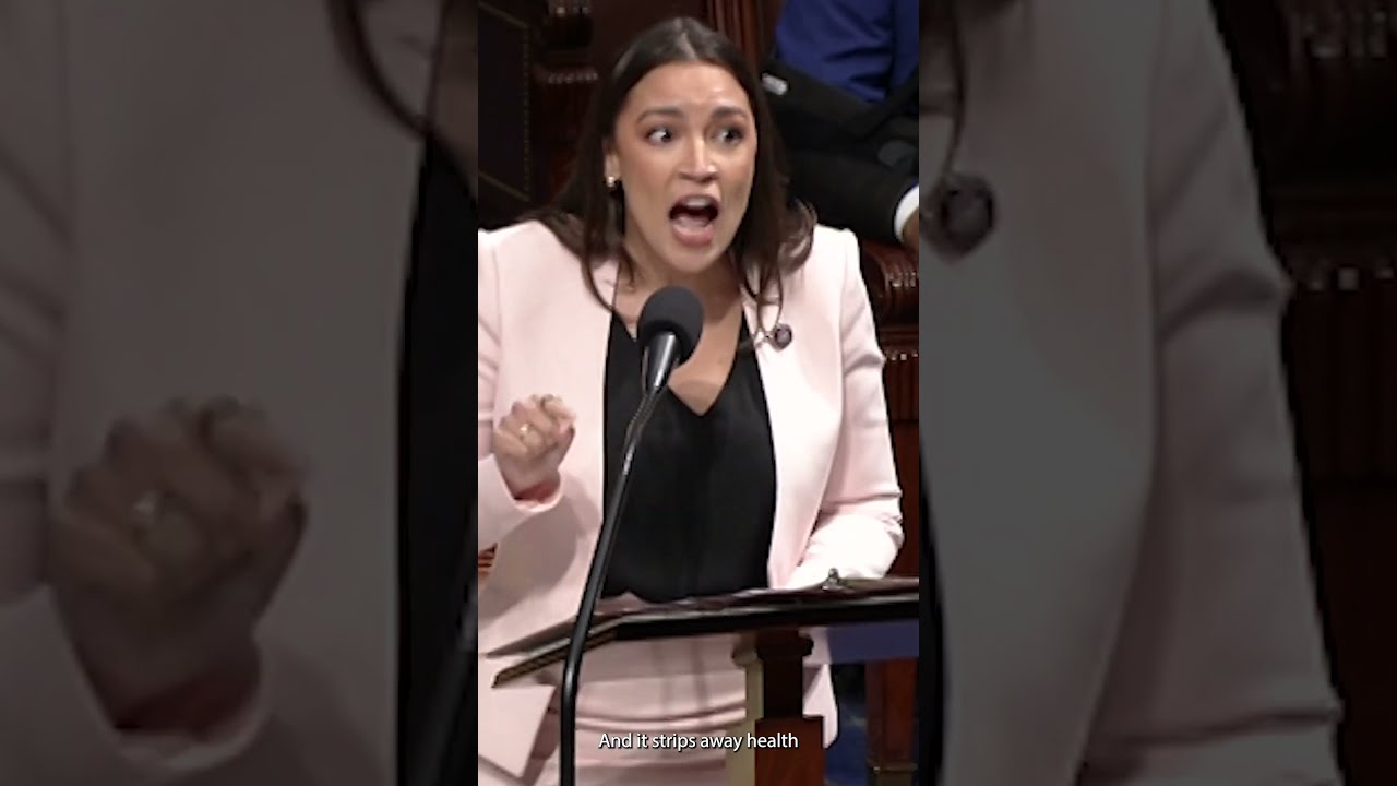 Rep Alexandria Ocasio Cortez Denounces President Donald Trump S Domestic Spending Bill