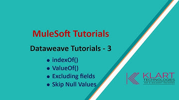 Mule 4 | MuleSoft Tutorials | Dataweave 2.0  features - 03
