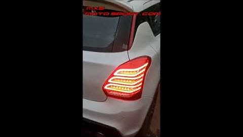 V1888 Maruti Suzuki Swift LED Tail Lights with Matrix Turn Signal Mode 2017+ by MxsMotosport