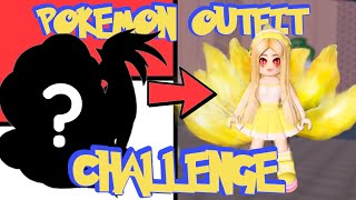 I made outfits based on POKEMON on ROYALE HIGH and this happened