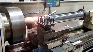 Machining a Part from Steel Hollow Bar for CAT 657 Scraper | Lathe Turning & Boring