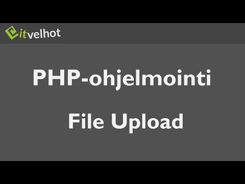PHP - Upload-toiminto