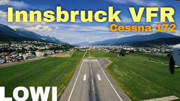 Innsbruck LOWI Departure (Full ATC) #cessna #flighttraining