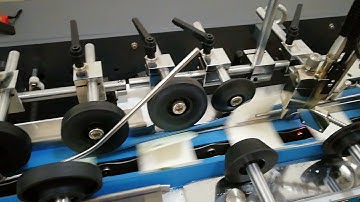 Small crash lock box folder gluer machine Pioneer YJA-700